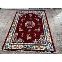 Китайский шерстяной ковер 0054009 Красный